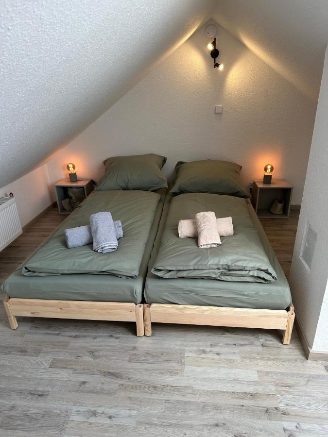 Gemuetliche Neurenovierte Dachgeschosswohnung Erfurt Exterior foto